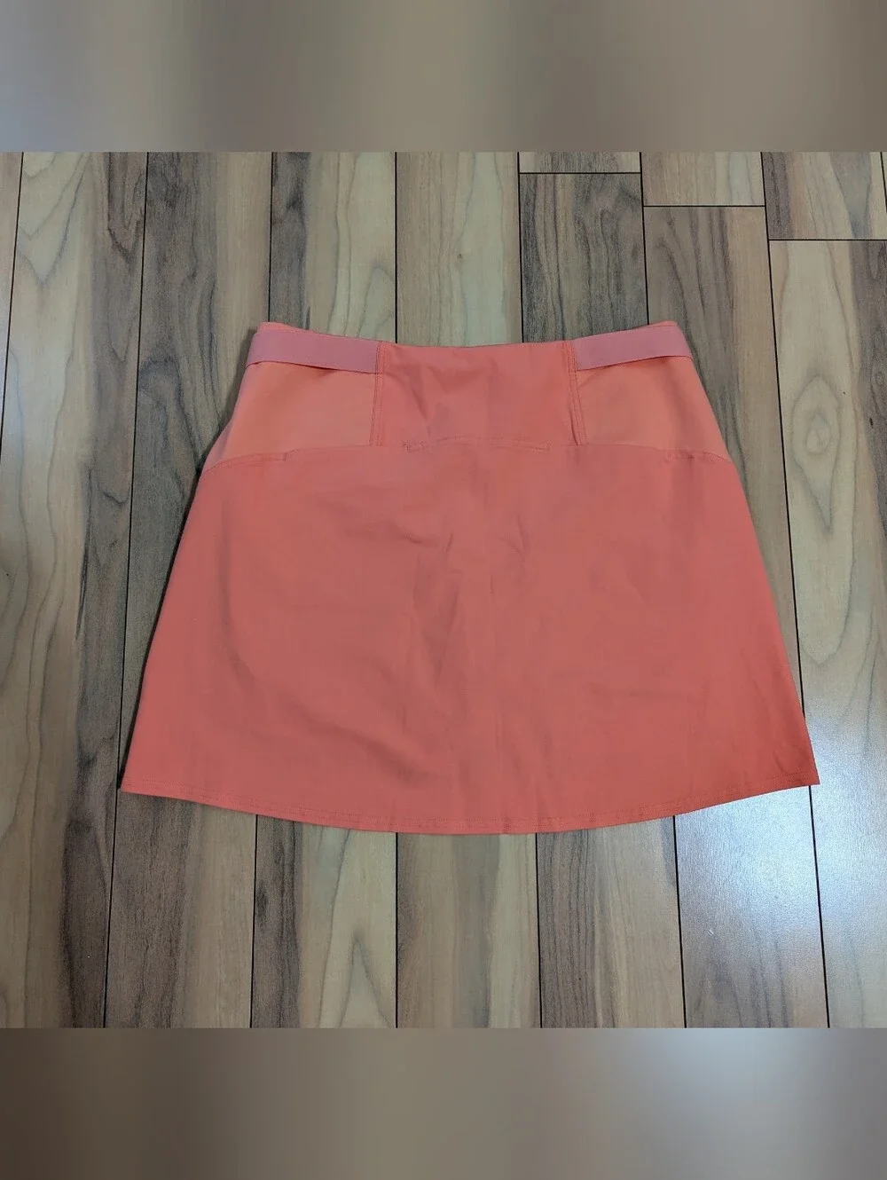 EUC! Lululemon Warpstreme Multi-Pocket High Rise Golf Skirt Light Orange Size 10